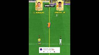 Ronaldo Vs Vinicius Jr Who Is Faster  FC 24 Speed Test⚡shorts eafc24 ronaldo vinicius [upl. by Holli569]