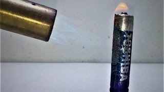 Explosion Alkaline battery TOSHIBA [upl. by Ativak987]