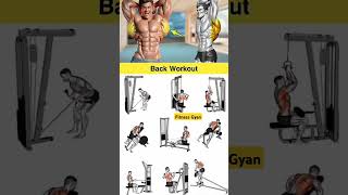 back workout at gym for bigginers fitness backworkoutroutine musclebuildingworkouts shorts [upl. by Nils878]