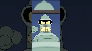 Bender delivers the box to antihuman planet 😳shorts futurama [upl. by Shriner649]