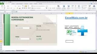 Conversor de Moedas no Excel [upl. by Ban]