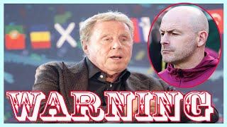 Harry Redknapp issues warning to Lee Carsley after England manager refuses to sing God Save The King [upl. by Nyledaj]