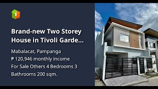 Brandnew Two Storey House in Tivoli Gardens Subdivision for sale [upl. by Sidhu]