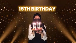 My 15th Birthday Vlog♥️🎂🎁  rimal my hobbies miniature [upl. by Annwahs]