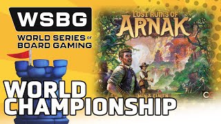 Lost Ruins of Arnak World Championship  World Series of Board Gaming 2024 [upl. by Emirak211]