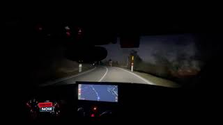 POV AUDI A1 SALITA MONTE BONDONE SERALE 4K [upl. by Mcclary396]