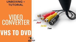 Convertitore da VHS a DVD  Video Grabber Techside video unboxing e tutorial [upl. by Zelazny]