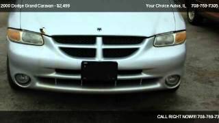 2000 Dodge Grand Caravan Sport  for sale in Posen IL 60469 [upl. by Dosh]