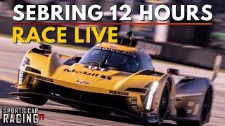 SEBRING 12 HOURS  RACE LIVE  IMSA WSCC 2024 [upl. by Karlyn]