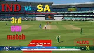 🔴Live India vs South Africa 3rd ODI match live Ind vs SA ODI match Score card amp Commentary live [upl. by Vladi]