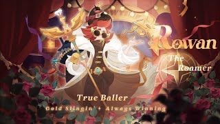 Rowan True Baller  Skin Spotlight  AFK Arena [upl. by Adnolor]