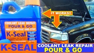 KSEAL 1Step Gasket Sealant  Water Pump Leak  FORD 302 [upl. by Treboh]