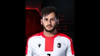 Khvicha Kvaratskhelia FC24 Face and Hair Animation by JudasFacemaker Pes  Football Life 2024 [upl. by Adnilem576]