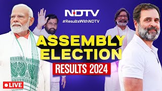 Assembly Election Results LIVE  Jharkhand Election Results  Maharashtra Elections Results 2024 [upl. by Siletotsira]