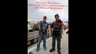 2022 Bassmaster Team Champion on Lake Hartwell Tournament Break Down [upl. by Vanderhoek251]