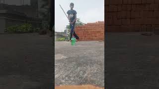 sweep shot tee cone cricket batting drills r cricket vira shorts youtubes batting🏏🏏⚾ [upl. by Aedni468]