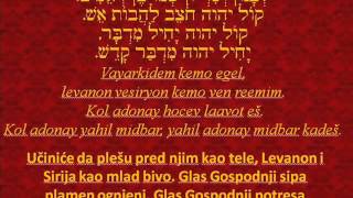 Mizmor leDavid Psalam 29wmv [upl. by Leuqar]