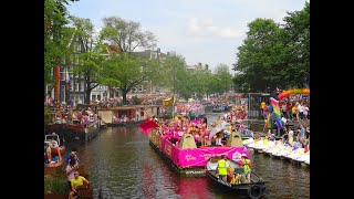 Canal Parade  Pride Amsterdam 2024  fotorondje Prinsengracht thv de Jordaan [upl. by Bathsheba]