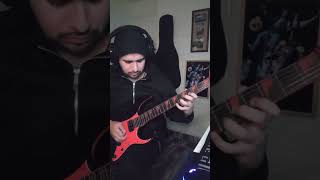 Thunderstruck riff alternate picking guitar acdc thunderstruck rock [upl. by Isteb959]