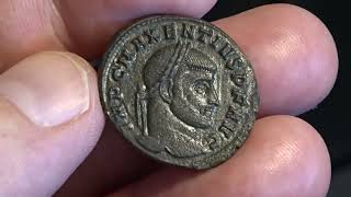 Maxentius follis RIC 208 [upl. by Nwahsav28]