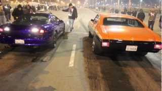 SS Shaun Chevelle vs Big Matt Camaro  1000 RACE [upl. by Aizirtap]