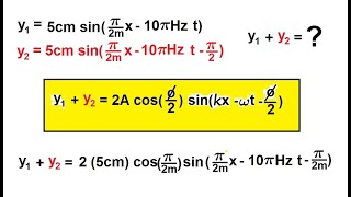 Physics 19 Mechanical Waves 12 of 21 The Interference of Waves Ex 1 Same Direction [upl. by Euqram]