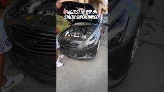 HIGHEST WHP G37 on STILLEN SUPERCHARGER 671whp [upl. by Annek]