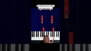 She looked at me differently after this 😳 fake skills to his wife pianosoinapp pianotutorial [upl. by Llecram]