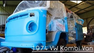 1974 Volkswagen Kombi Van Restoration Project [upl. by Selassie568]