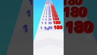 Red to blue  Merge Number Master Run 3D lv60 [upl. by Yot]