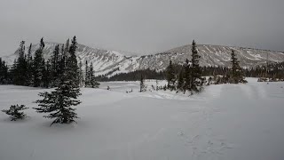 Mitchell Lake outandback featuring some earlyseason chops Brainard Lake area Colorado [upl. by Caton856]