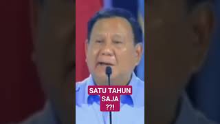 Satu Tahun Saja  pidatopresiden prabowosubianto beritaterkini [upl. by Onder6]