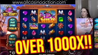 NON STOP BONUS BUYS OVER 1000X HIT CRAZY SLOT MACHINE ACTION [upl. by Ro]