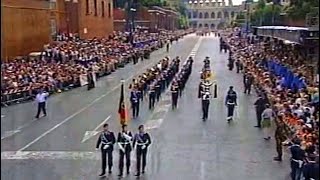 JagdgeschwaderRichthofenMarsch 5WachbataillonLuftwaffenmusikkorps 4 Militärparade Rom 2001 [upl. by Philippa657]