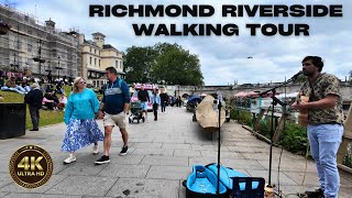 Richmond Riverside Walk  London  June 2024 [upl. by Eenaffit976]