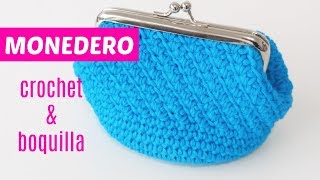 Monedero crochet con boquilla [upl. by Valerye]