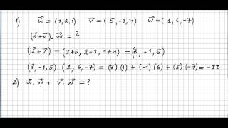 Linear Algebra 21 Dot Product adding and multiplication of vectors [upl. by Atsyrk476]