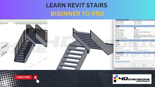 Revit Stairs  Beginner to PRO Tutorial [upl. by Wan905]