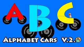 Alphabet Cars V20  Learn The Alphabet With Kids ABC Vehicles [upl. by Angela]