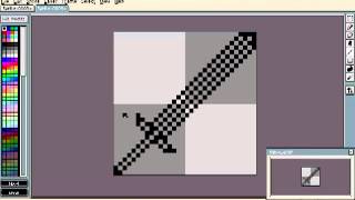 how to make a basic sword sprite [upl. by Adaj]