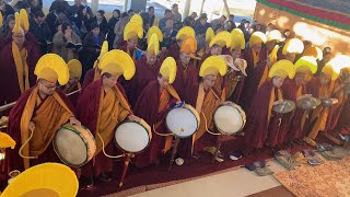 Monks lead Tibetan New Year prayer ceremony in Dharamsala [upl. by Berlinda651]