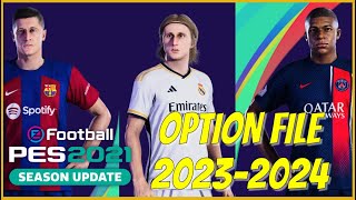 Tuto PES 2021  installation du patch 2324 équipes maillots compétitions [upl. by Carroll]