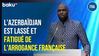 Kémi Séba sexprime lors dune conférence sur “La politique française du néocolonialisme en Afrique” [upl. by Ahsiekrats]