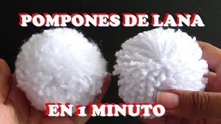 TUTORIAL PARA HACER POMPONES METÁLICO [upl. by Zetrauq]