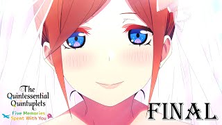 The Quintessential Quintuplets Five Memories Spent With You  Miku Route Good Ending [upl. by Favien]