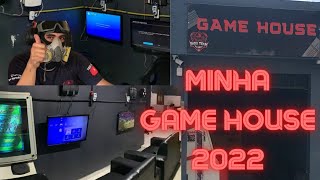 MINHA LOCADORA DE JOGOS 🎮🕹GAME HOUSE PARÁ TEAM 2022 [upl. by Alroy]