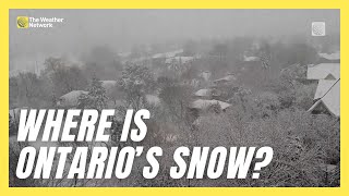 Where Is All the Snow This Season in Ontario [upl. by Schechinger671]