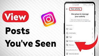 How to View Posts Youve Seen on Instagram Updated [upl. by Gariepy]