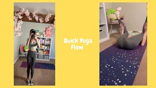 Relaxing Quick Yoga Flow [upl. by Hankins9]