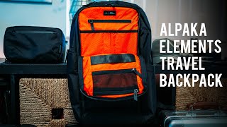 The Alpaka Elements 35L Travel Backpack  Full Review [upl. by Ellynn481]